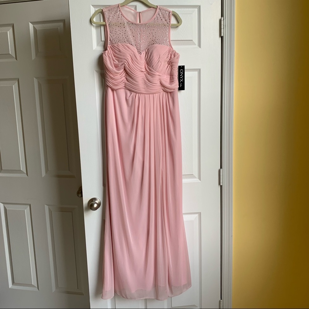 Pink prom dress